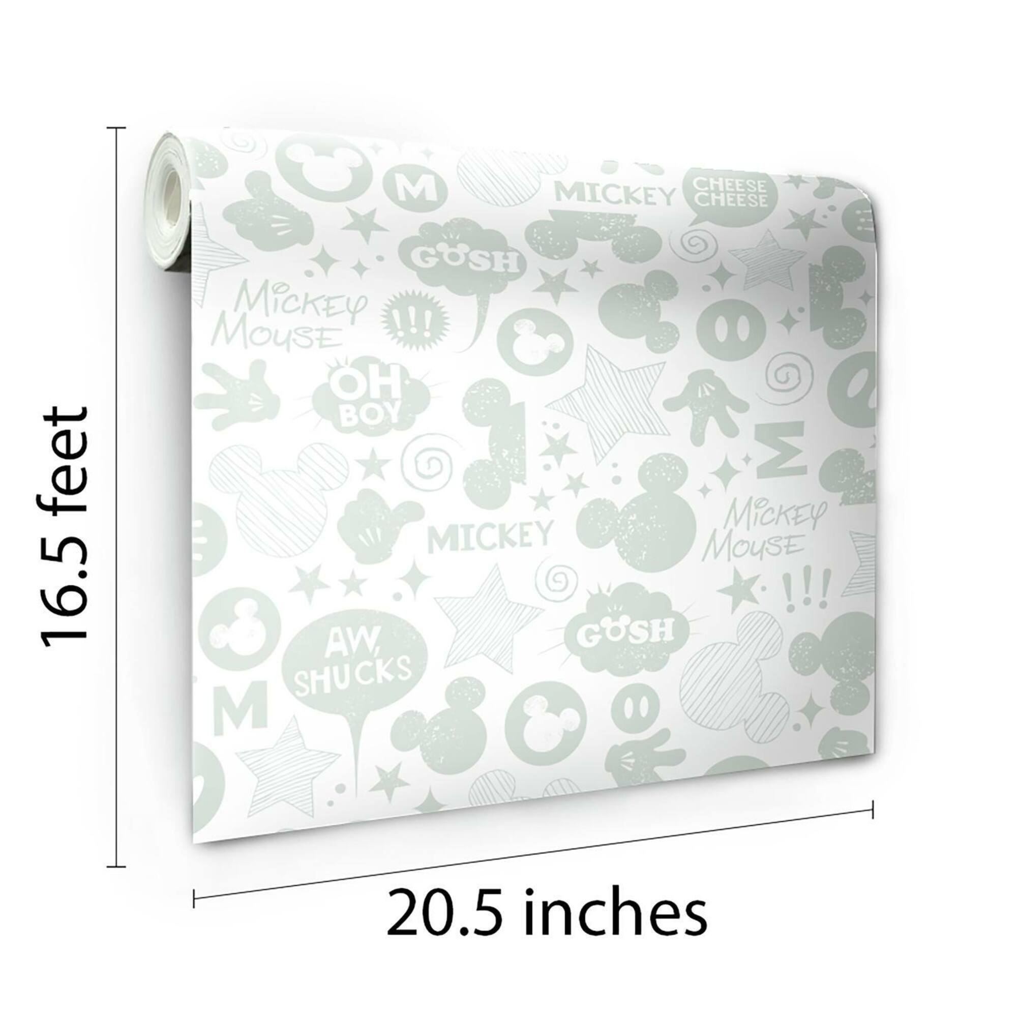RoomMates Mickey Mouse Icons Peel & Stick Wallpaper